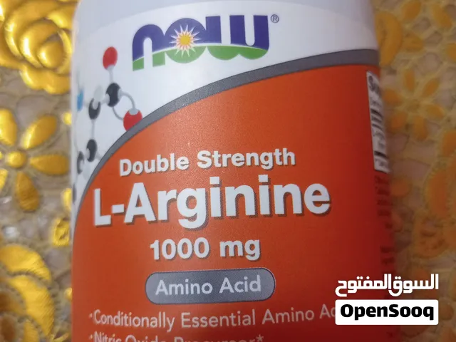 علبة أرجنين 1000 مجم مستوردة أمريكي أصلي من شركة NOW Foods، العلبة متبرشمة وجديدة تماماً، وتاريخ الص