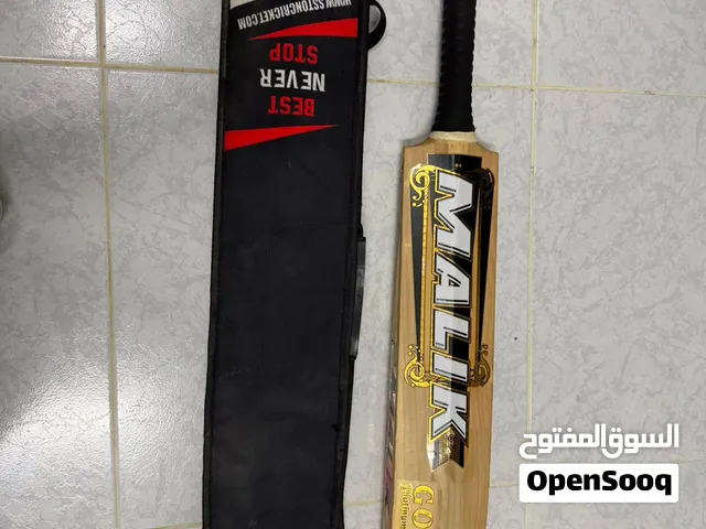 مضرب كريكت MB Malik Gold Platinum أصلي مع حقيبة SS للبيع