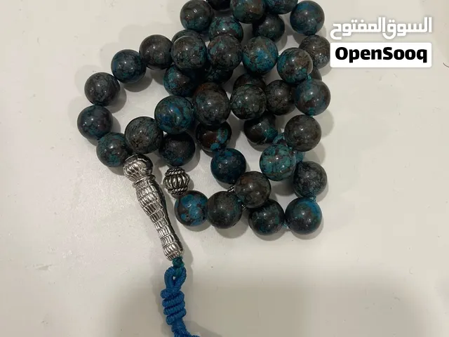 مسباح حجر فيروز  15 دينار وقابل بلمعقول  الوانه جميلة