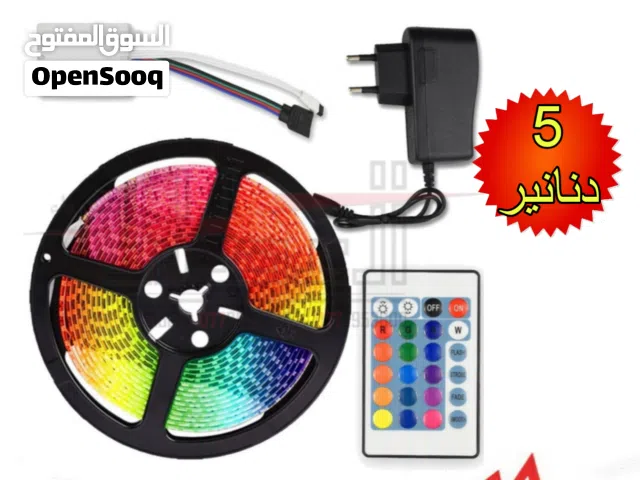حبل LED طول 5 متر مع ريموت