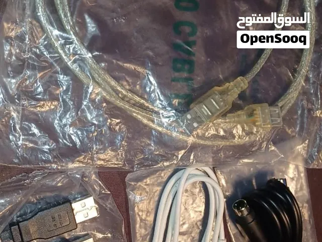 ادابتر  USB A و ادابتر 4-pin Mini وكيبل شحن MINI USB و كيبل S video