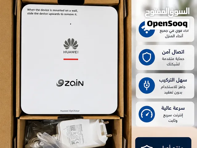 موسع شبكة زين هواوي Huawei FTTR WIFI 6 جديد سرعة 2480mbps OptiXstar F30