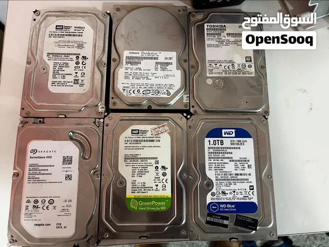 هاردسكات + ssd  للبيع بأسعار مميزة