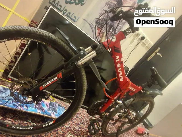 دراجة هوائية AL-SAFEER حمراء قابلة للطي مقاس 26 بوصة – فرامل ديسك