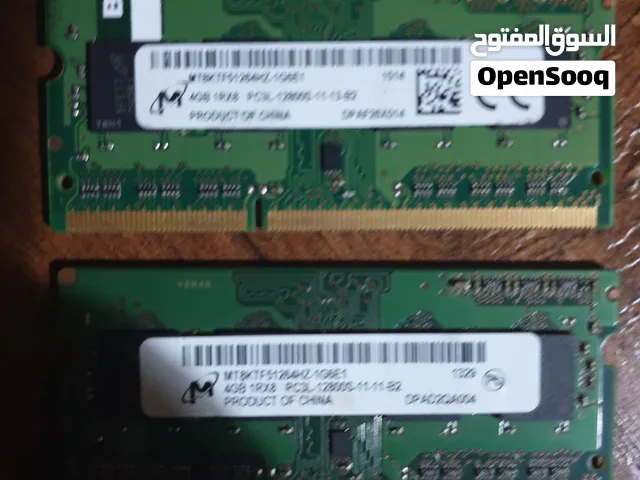 micron 4g x2 ddr3 ram SO-DIMM 800 MHZ