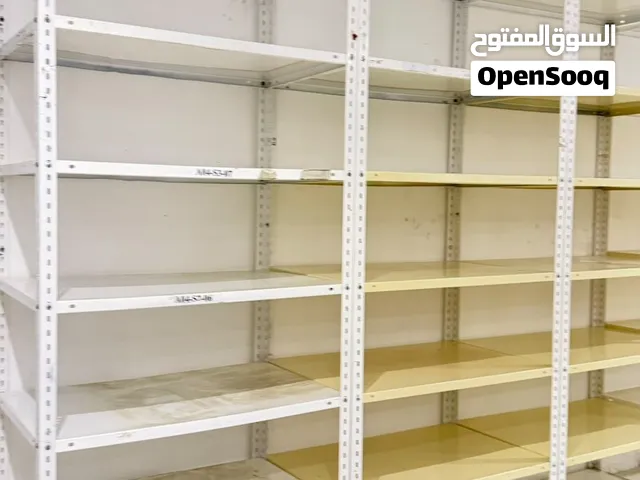 Heavy-duty metal storage shelving