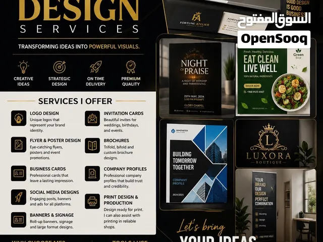 Professional Graphic Design Services – Fortune Atelier