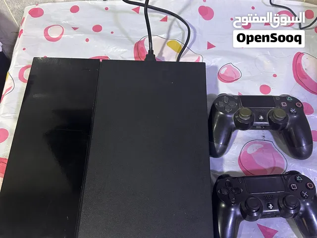 بليستيشن 4 فات مهكر مفتوح كامل ملحقات مع يدات ثنين