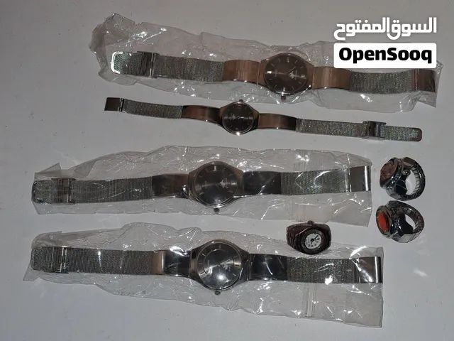 ساعات Redbuck جديد باكيت شغل قديم الوان فضي + خاتم×ساعه 2×1 ، خواتم احجار كريمه فضي