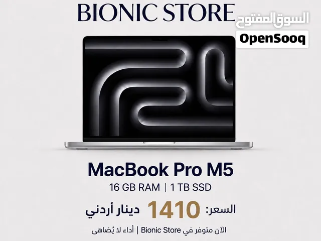 Macbook Pro M5 chip 14 inch 1 TB SSD