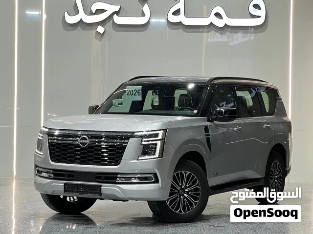 نيسان باترول تيتانيوم سقف اسود تيربو 2026