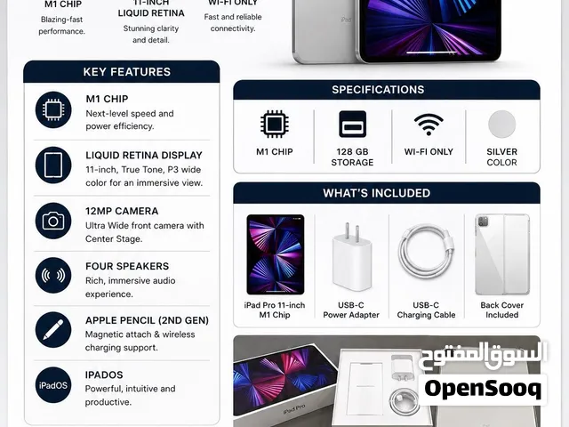M1 iPad Pro 11-inch 128GB