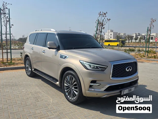 للبيع انفنتي qx80 2018 خليجي  for sale infiniti qx80 2018