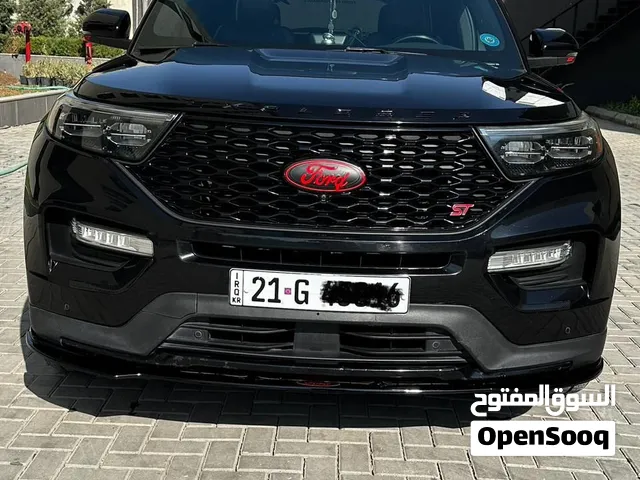 فورد اكسبلورر ST فول مواصفات 1/1 كلين تايتل 2020 مكانها سليمانيه مكفوله كفاله عامه