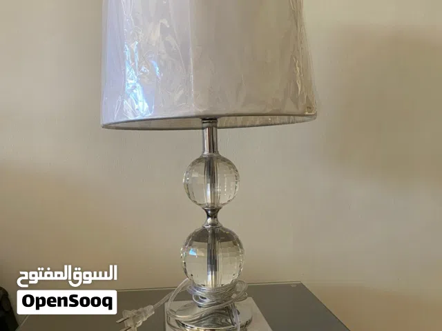 2 Brand new crystal elegant table lamps  عدد 2 مصابيح طاولة كريستال أنيقة جديدة تمامًا X2