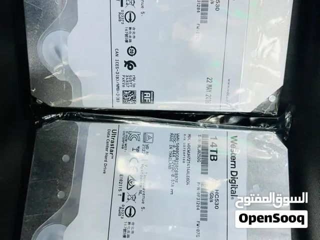 هاردسك من الشركه العالميه WD حجم 14 تيراء