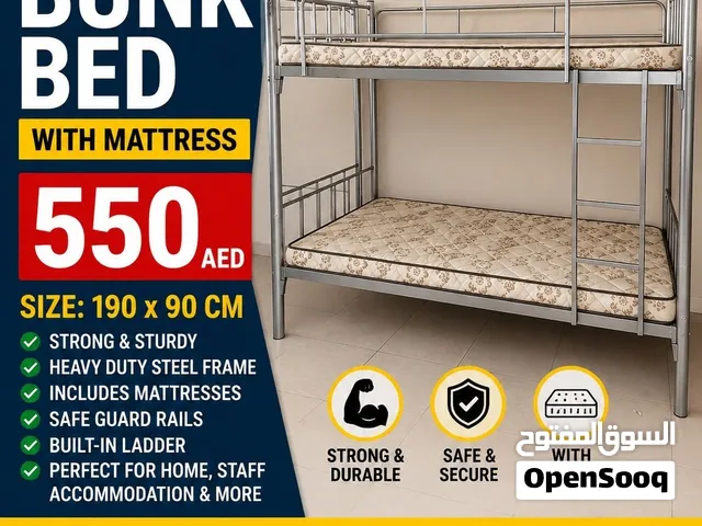 bunk bed with mattress for sale