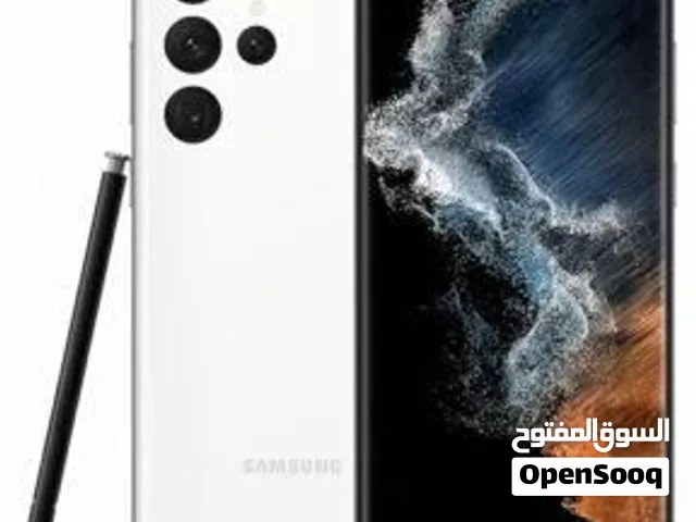 سامسونج S22 الترا ابيض نضافة ربي يبارك