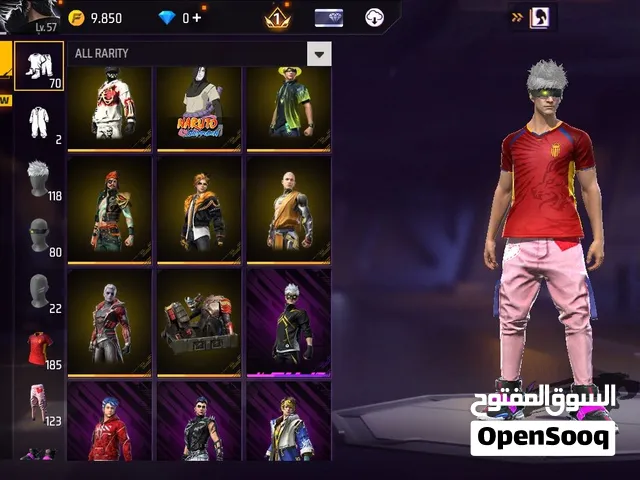 Free fire acc 5 years old