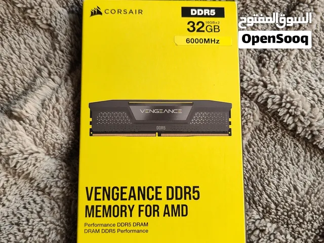 VENGEANCE DDR5 MEMORY FOR AMD (Ddr5 32gb(16gbx2) 6000Mhz)