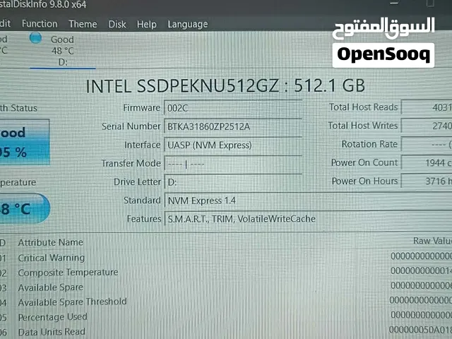 500GB أنواع NVME M.2 مختلفة