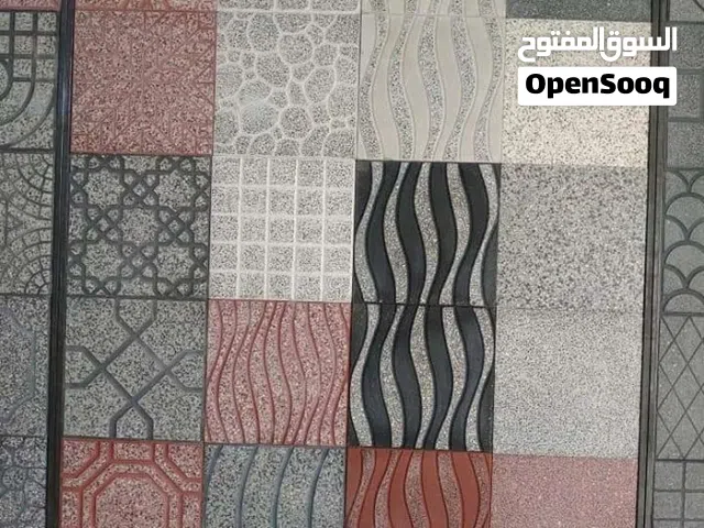 بلاط رصيف وكرجات وارضيات  بجميع انواعه حجر كندرين جميع المقاسات ممون وعادي شحف حجر جميع الأنواع طوب