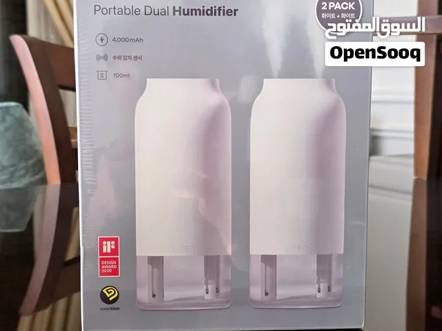 [Brand New Sealed] LUMENA H3 PLUS Rechargeable Wireless Dual Humidifier (2 Pack - White)