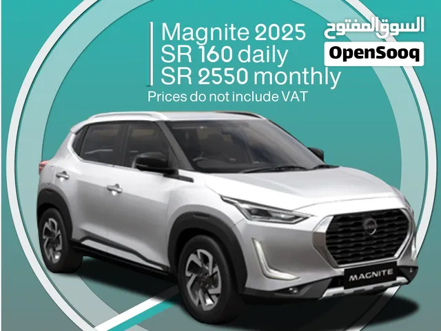 Nissan Magnite 2025 for rent in Khobar - Free delivery for monthly rental