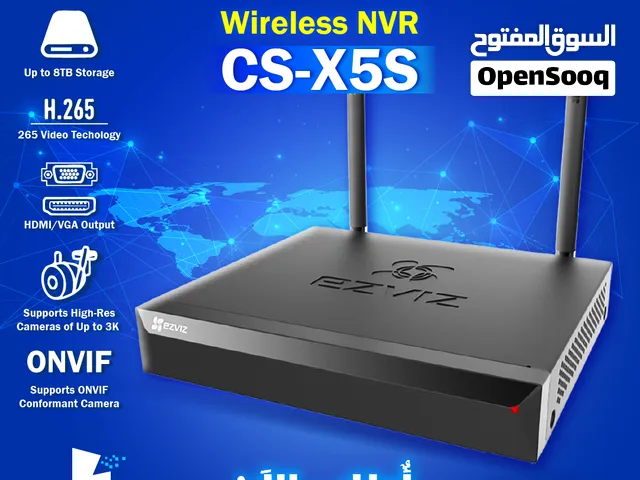 جهاز NVR لشبك كاميرات المراقبة   EZVIZ X5S-Wireless Network Video Recorder (NVR) 4W / 8W