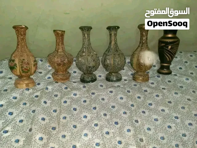 طقم فازات ديكور مميزة (6 قطع) بنقوش كلاسيكية فخمة للبيع