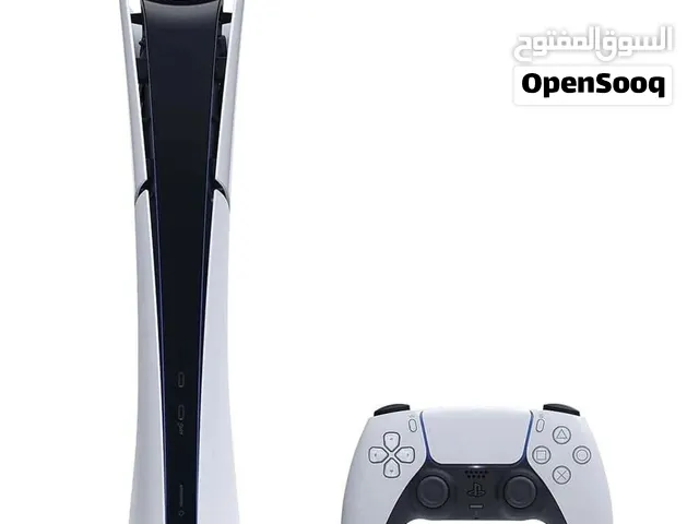 موجود ps5 slim ديجيتال استعمال شهر مع أسلاك جهاز كامله واليد اصليه بحاله وكاله+ سعر 420 قابل للتفاوض