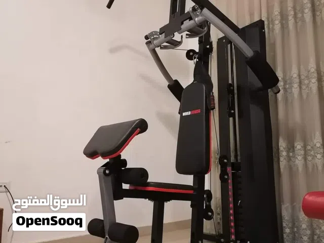 جهاز هوم جم اصلي مع أوزان 70 كيلو وأكثر من 25 تمرين جديد بالكرتونه