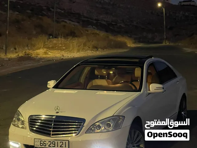 مرسيدس طوافه لارج S 350 لون ابيض موديل 2006 محوله 2012