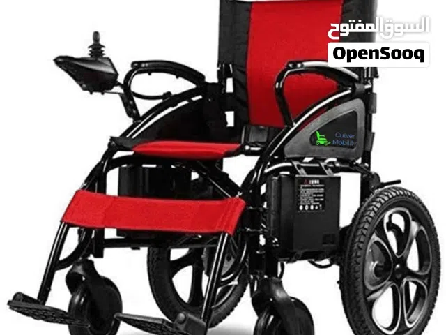 كرسي كهربائي طبي الشكل الجديد بطاريات ليثيوم جانبية قوي جدا ومكفول سنة