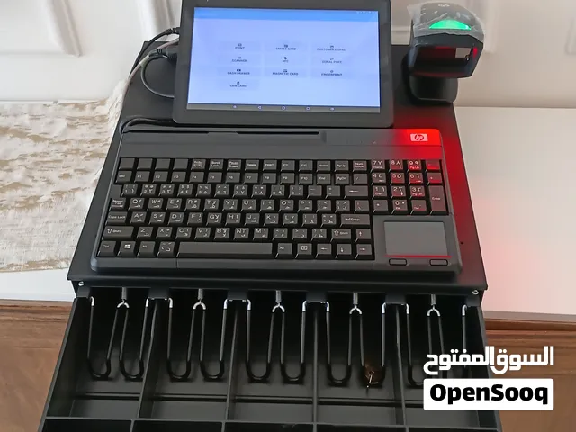 New Touch Screen POS Casheir System HP Brand Cash box + Barcode Scanner. Thermal receipt printer
