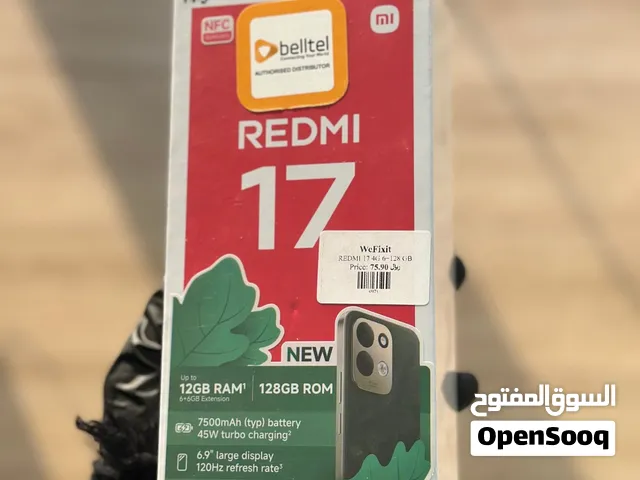 New Xiaomi Redmi 17 6+128GB storage