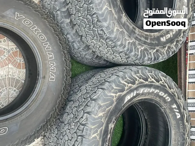 بيع بالحبه طقم 4 كفرات قياس 258/70/17 الوصف مهم / قابل