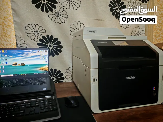 طابعة ليزر BROTHER طباعة نسخ و سكانر ب 60 فقط