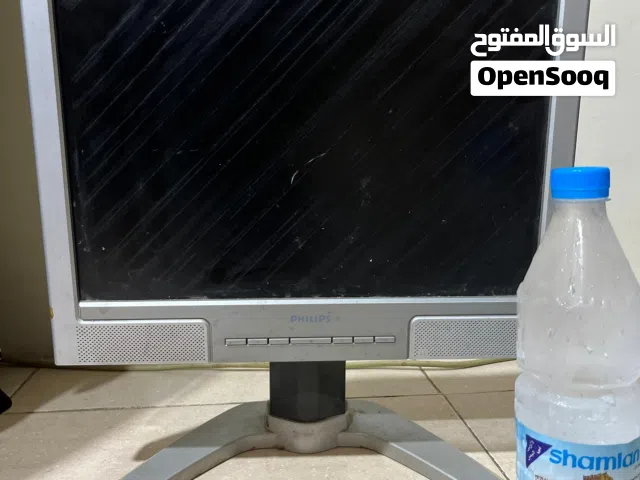 للبيع طقم مكتبي شاشة + طابعه hp +2