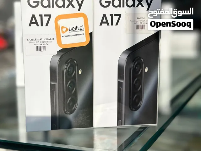 Samsung Galaxy A17 Smartphone in Black - Brand New with 4+128 GB Storage