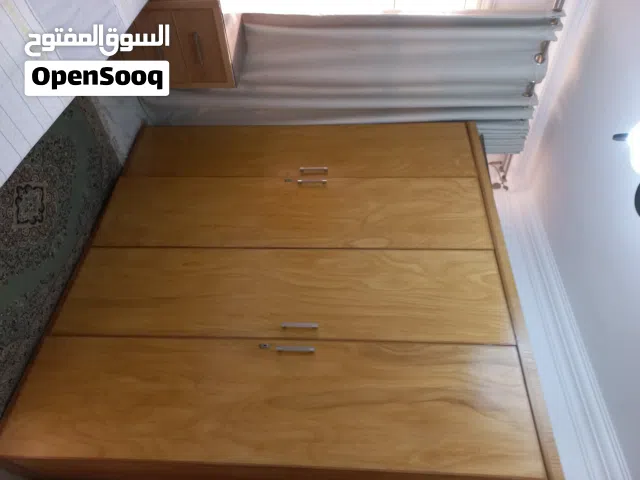 غرفة نوم سرير 140سم خشب طبيعى عمولة