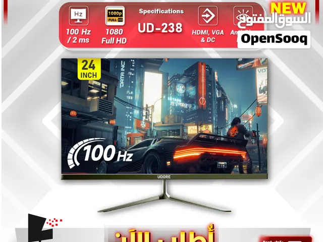 شاشات / شاشة يودور 24 انش كيرف للجيمنج Udore 24 Curved Monitor 100Hz FHD