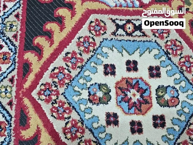 Large 2x3m Oriental / Bukhara Rug - Black, Gold & Red, Like New