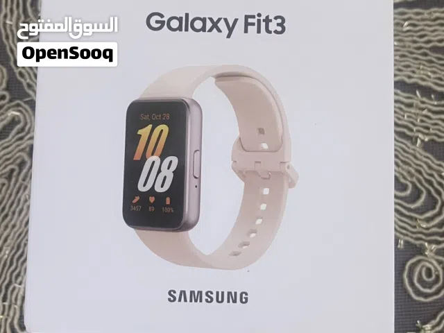 ساعة سامسونج الذكية Samsung Galaxy Fit3 جديدة 100%بالكرتون مقفلة لم يتم فتحها