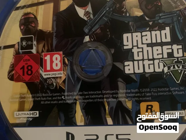 شريط سوني5 GTA 5 ps5