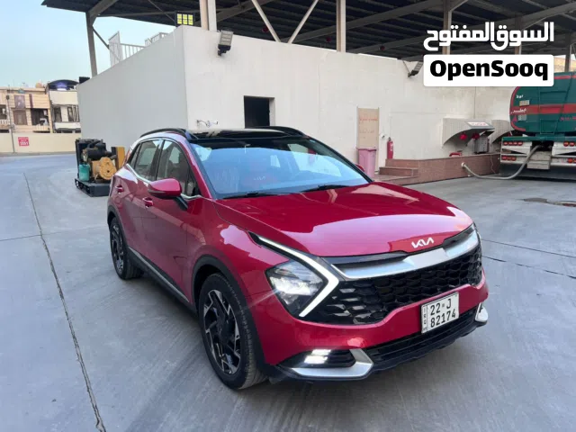للبيع كيا سبورتج خليجيه فول مواصفات لون احمر موديل 2023