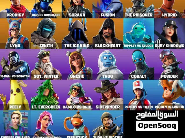 حساب فورتنايت قديم OG - سكن Prodigy وحقيبة كيفن ورقصة Hot Marat للبيع
