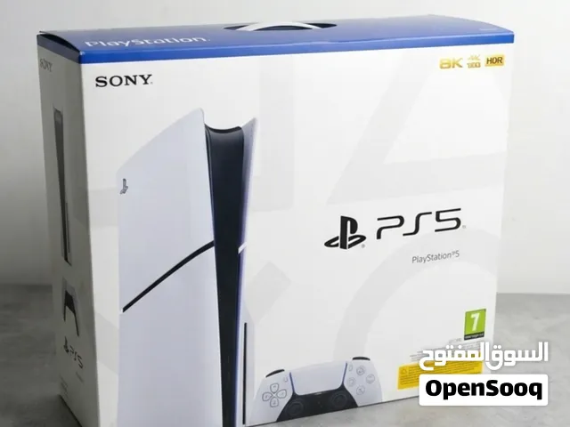 للبيع بلايستيشن 5 سلم نسخة السيدي  جديده  Ps5 slim CD