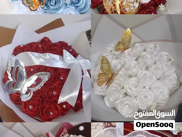 بوكيهات ورد الساتان