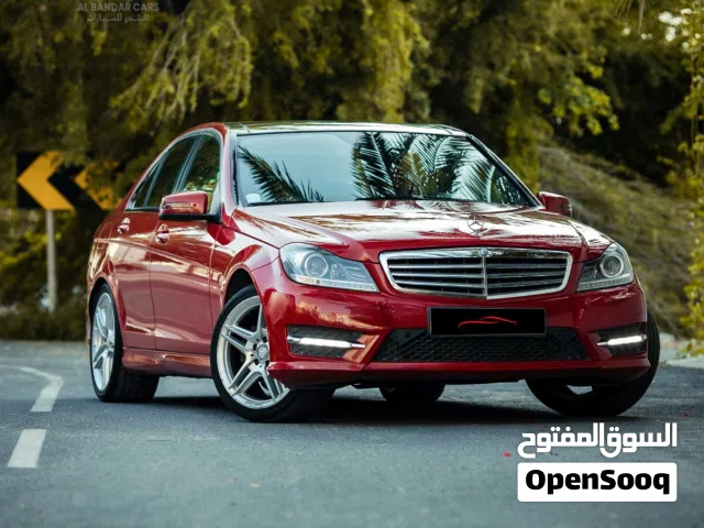 Mercedes C200 2013 Red  Low Mileage  Full Insurance  Bahrain Spec  BD 3,450 best price